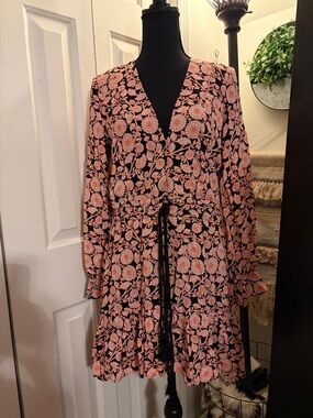 Reiss | Dresses | Reiss Jenna Ruched Vneckline Camel Brown Cashmere Wool  Sweater Midi Dress Small | Poshmark